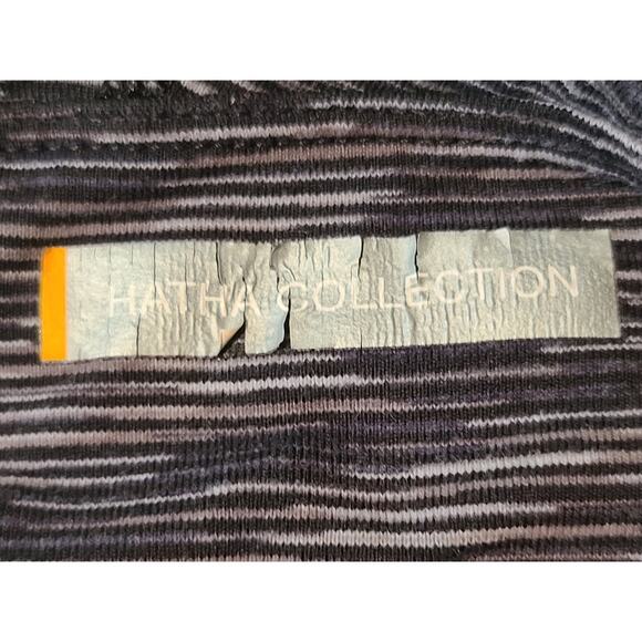 Lucy Hatha Collection black grey striped workout leggings - XS - Picture 7 of 7